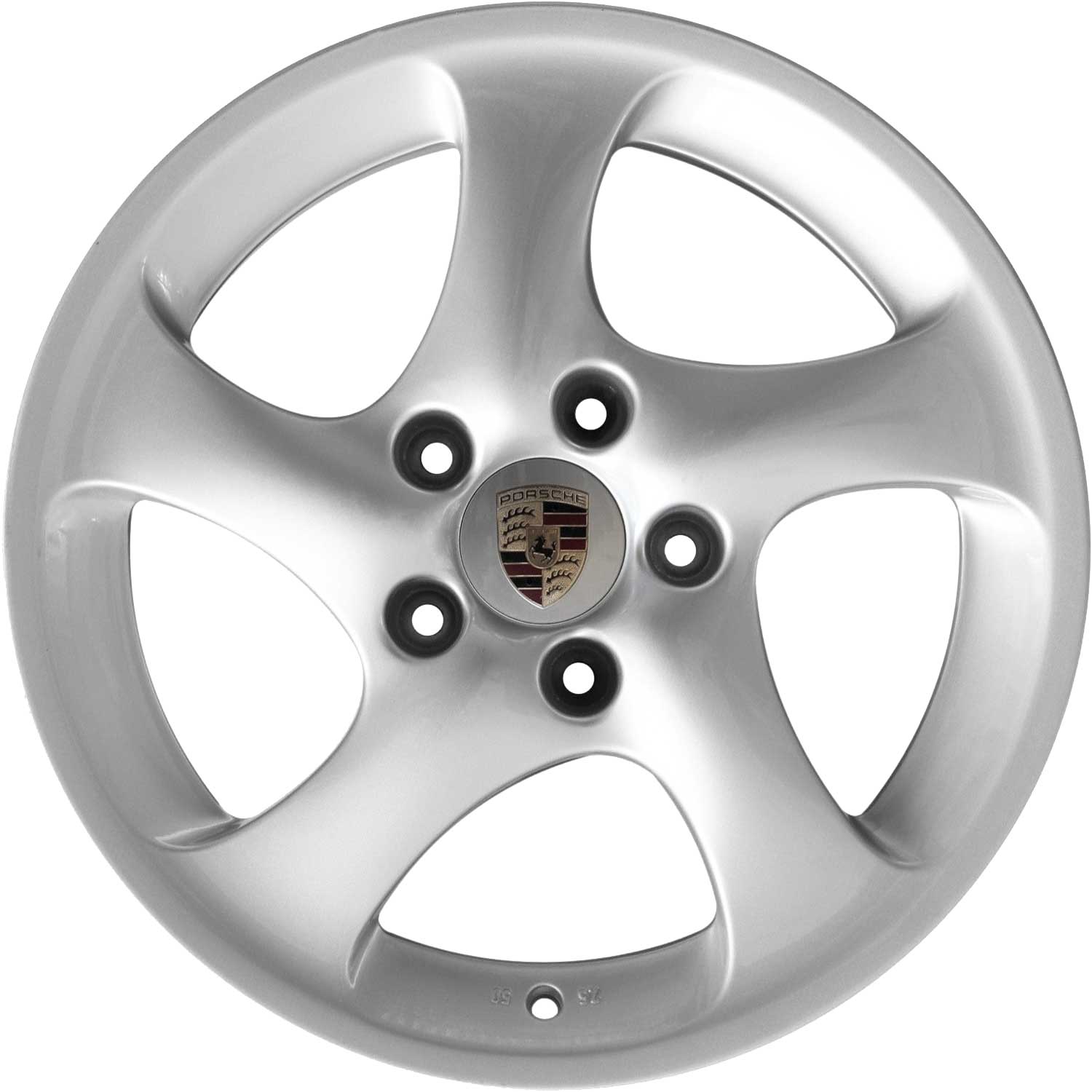 Porsche Turbo Look II Sterling Silver Alloy Wheel Product Image #1