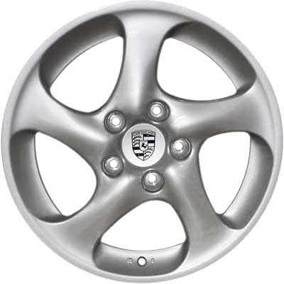 Porsche Turbo Look II Sterling Silver Alloy Wheel Product Image #1