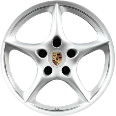 Porsche Carrera II 5 Spoke [v1] Sterling Silver Alloy Wheel Product Image #1