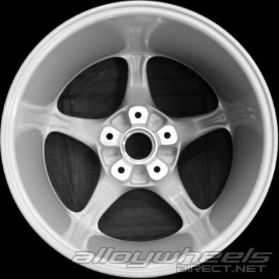 Porsche Carrera II 5 Spoke [v1] Sterling Silver Alloy Wheel Product Image #2