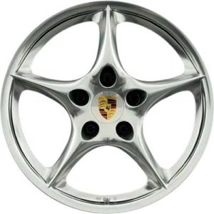 18" Porsche Carrera II 5 Spoke [v1] Highly Polished alloy wheel