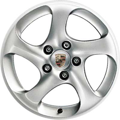 Porsche Turbo Look II Sterling Silver Alloy Wheel Product Image #1