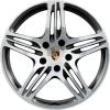 Porsche 911 Turbo Grey with Bright Turned Wheel Img 1