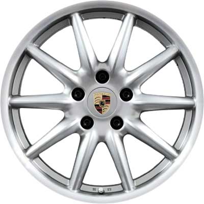 Porsche Carrera Sport [987-997] GT Silver Metallic Alloy Wheel Product Image #1