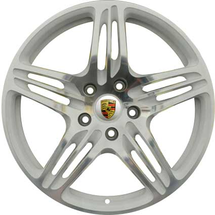 Porsche 911 Turbo Carrara White Alloy Wheel Product Image #1