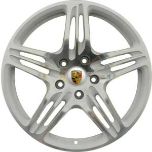 19" Porsche 911 Turbo Carrara White alloy wheel