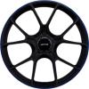 Porsche GT3 [992] Satin Black with Shark Blue Rim Edge Wheel Img 1