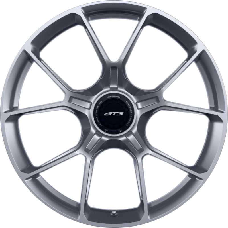 Porsche GT3 [992] Brilliant Silver Alloy Wheel Product Image #1