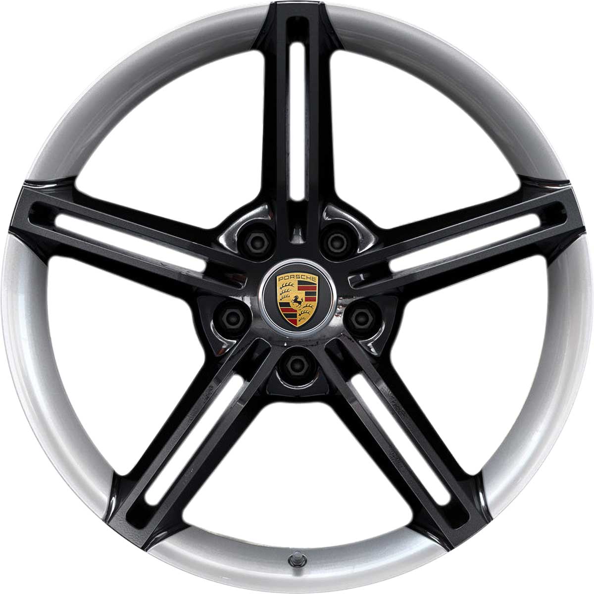 Porsche Mission E Design Gloss Black Alloy Wheel Product Image #1