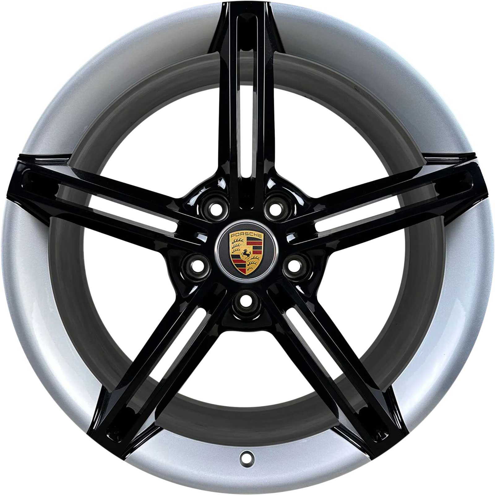 Porsche Mission E Design Brilliant Silver Alloy Wheel Product Image #1