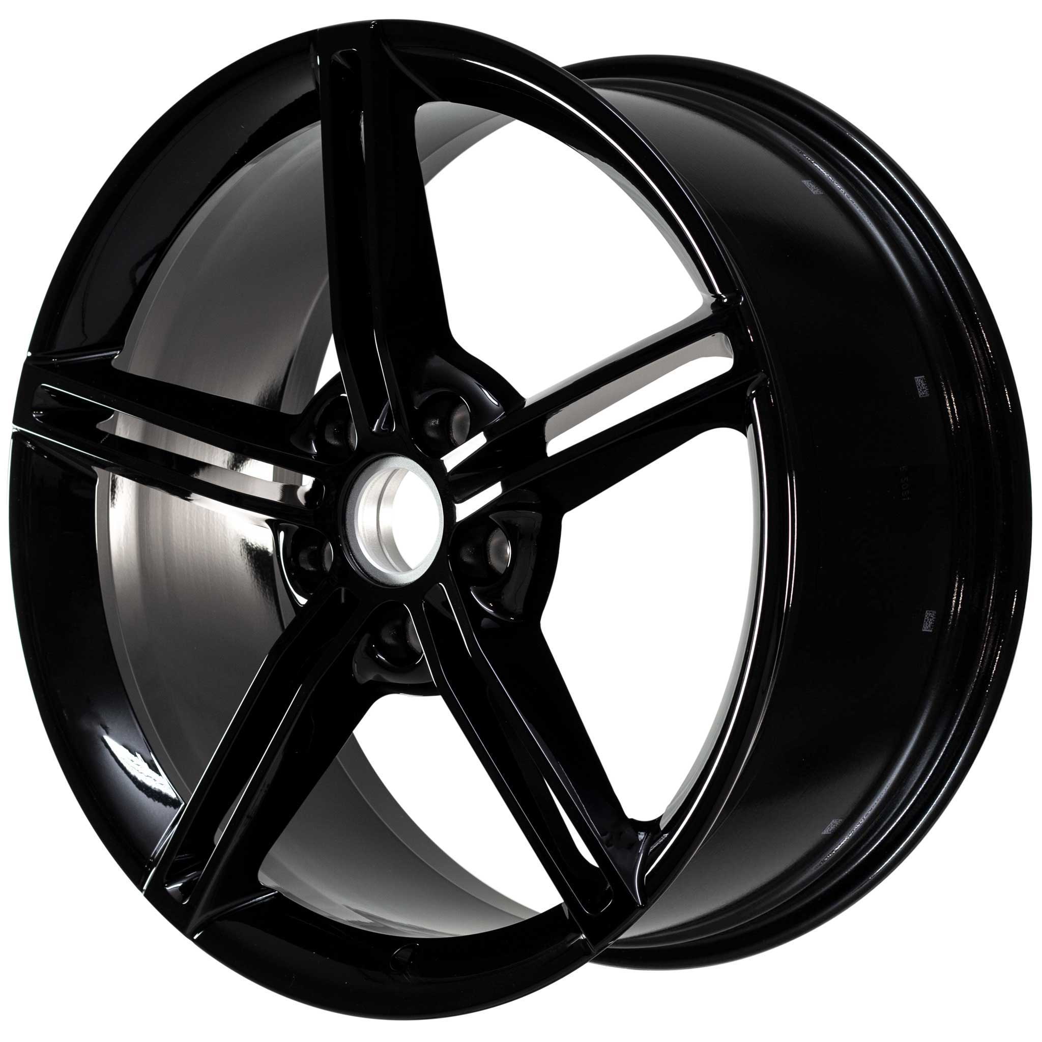 Porsche Mission E Design Jet Black Alloy Wheel Product Image #2