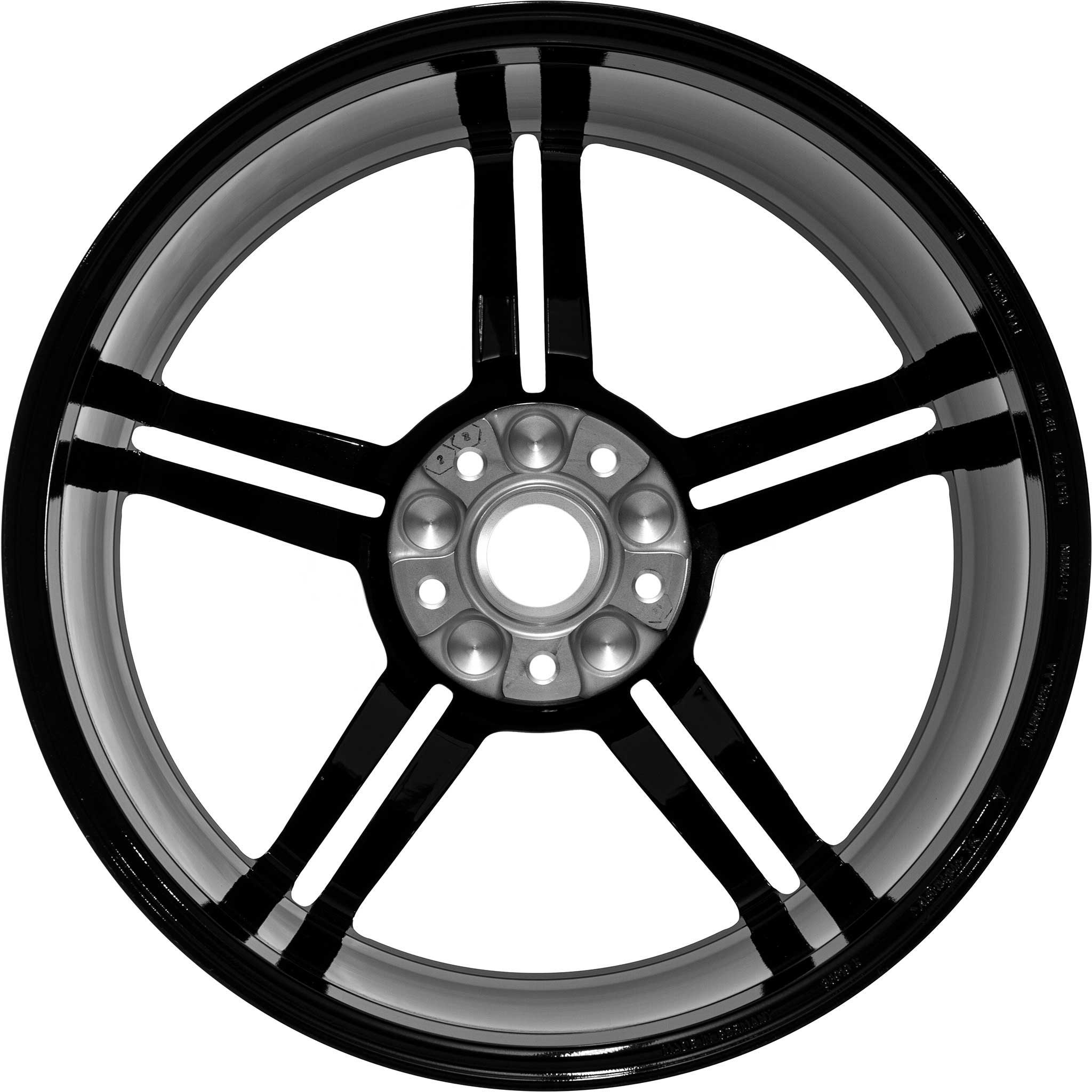 Porsche Mission E Design Jet Black Alloy Wheel Product Image #3