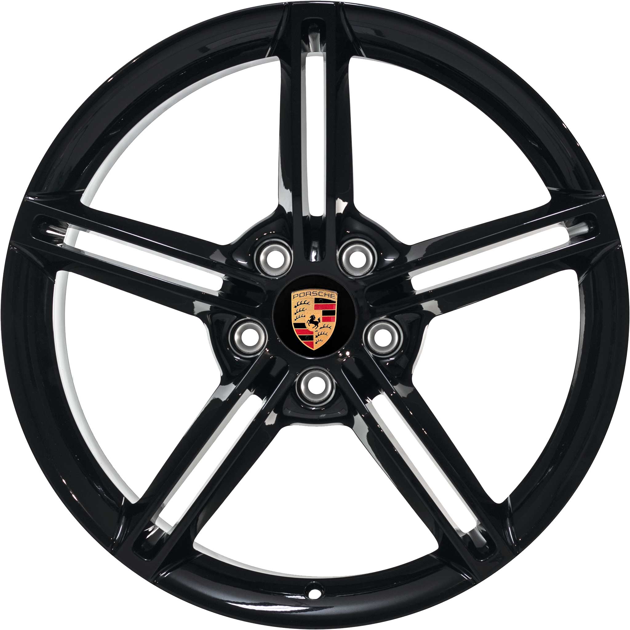 Porsche Mission E Design Jet Black Alloy Wheel Product Image #1