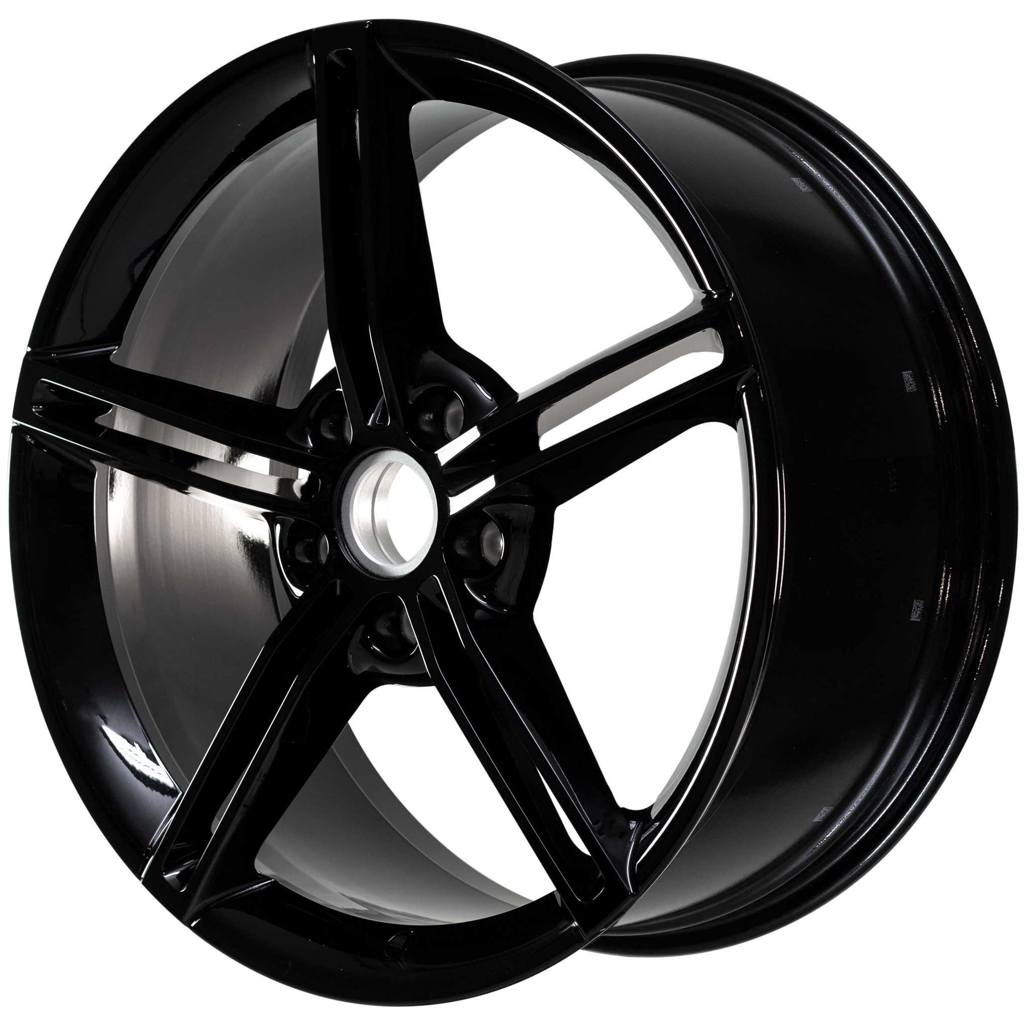 Porsche Mission E Design Jet Black Alloy Wheel Product Image #2