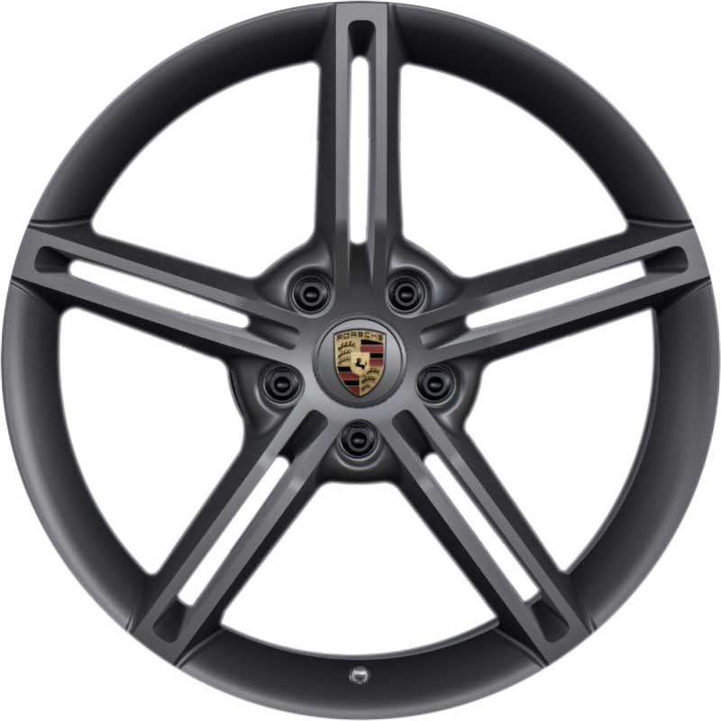Porsche Mission E Design Platinum Satin Matt Alloy Wheel Product Image #1