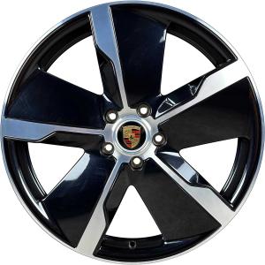 Black Porsche Taycan Exclusive Design alloy wheel