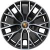 Porsche Taycan Turbo S Aero Design Gloss Black with Bright Turned Wheel Img 1