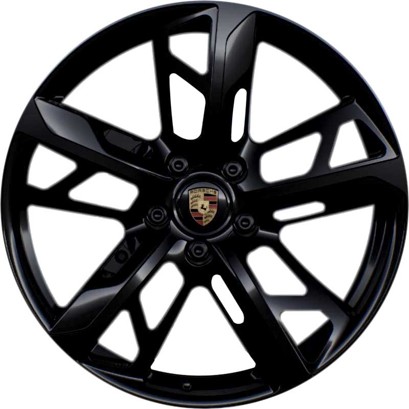Porsche Taycan Cross Turismo Jet Black Alloy Wheel Product Image #1