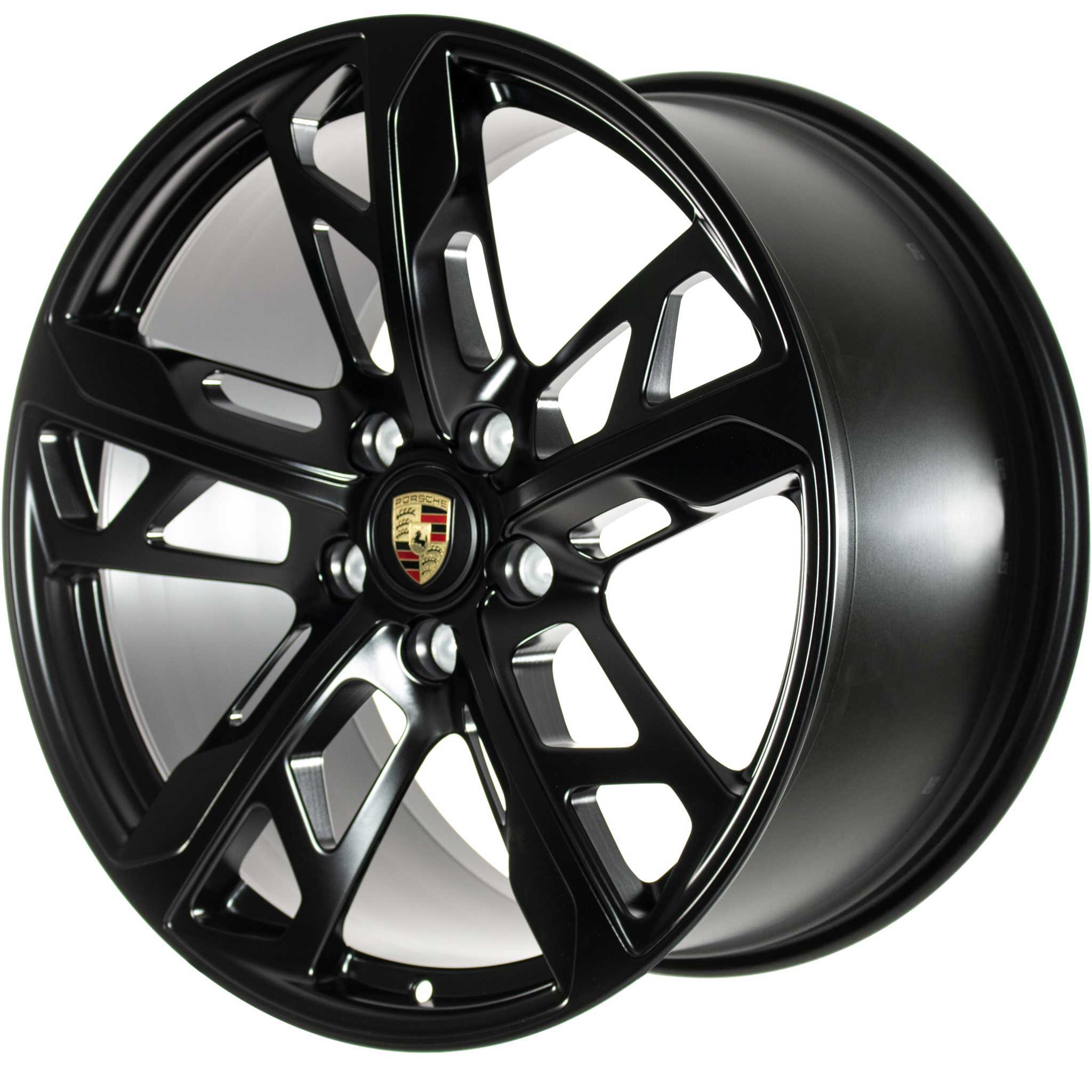 Porsche Taycan Cross Turismo Satin Black Alloy Wheel Product Image #2