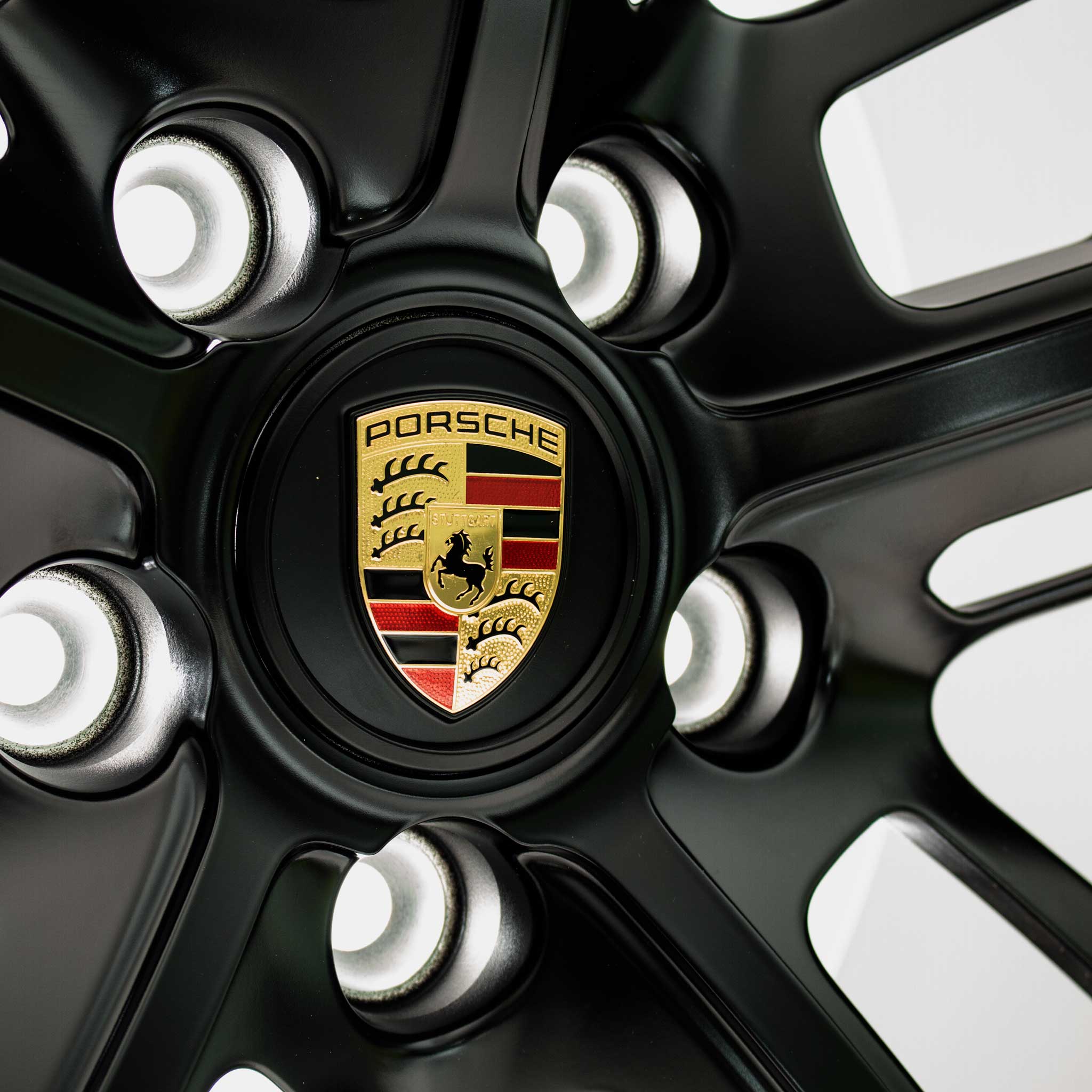 Porsche Taycan Cross Turismo Satin Black Alloy Wheel Product Image #4