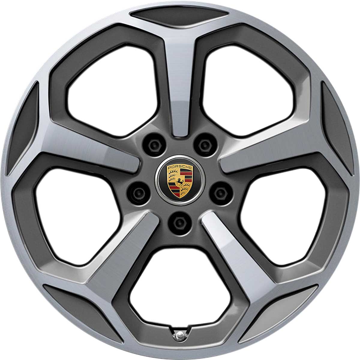 Porsche Taycan Offroad Titanium Dark Alloy Wheel Product Image #1