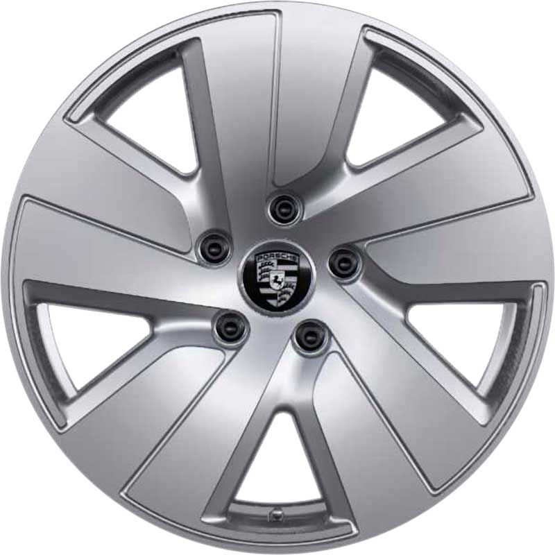 Porsche Taycan Aero Brilliant Silver Alloy Wheel Product Image #1