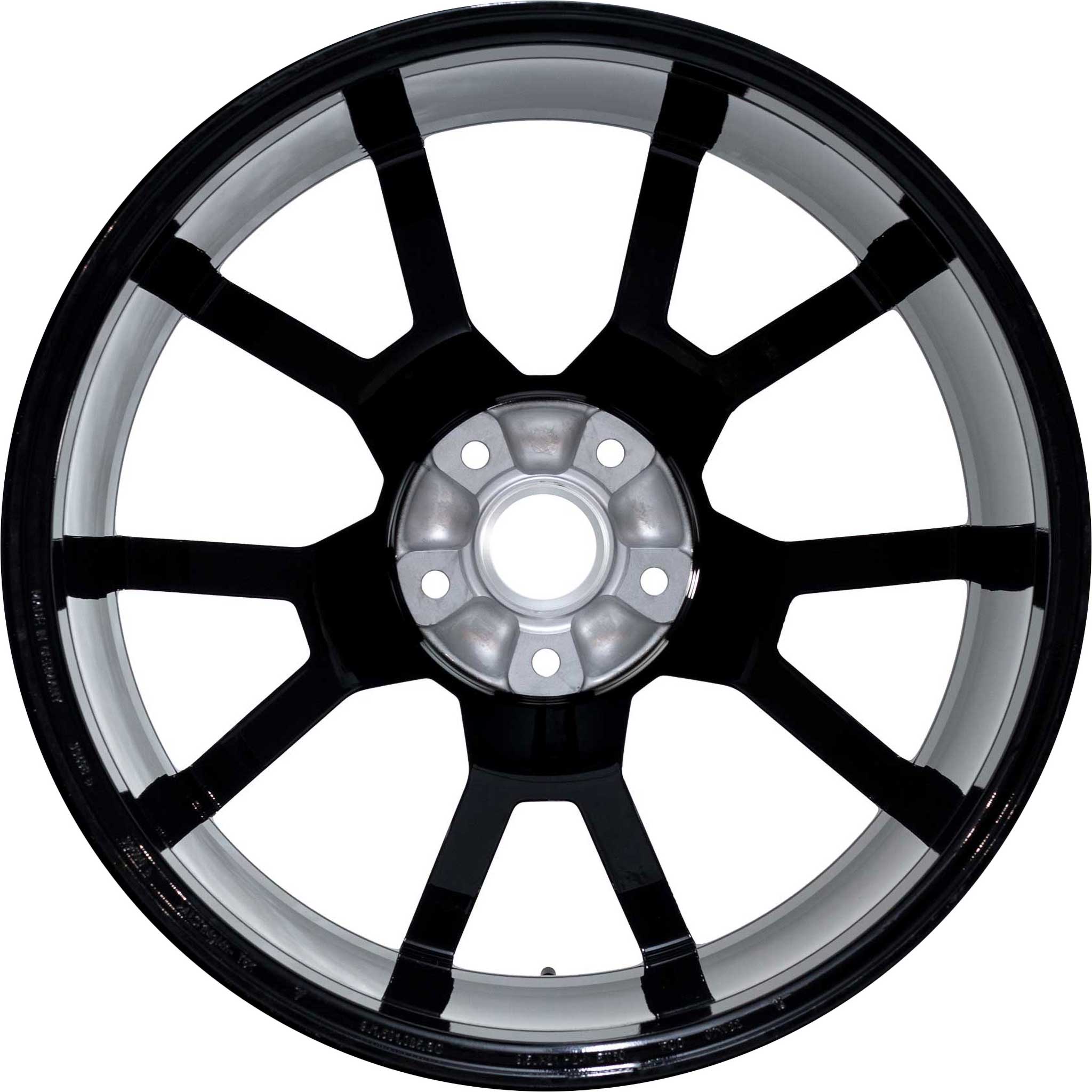 Porsche RS Spyder Design [J1] Gloss Black with Bright Turned Alloy Wheel Product Image #2