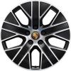 Porsche Taycan Turbo Aero Gloss Black with Bright Turned Wheel Img 1