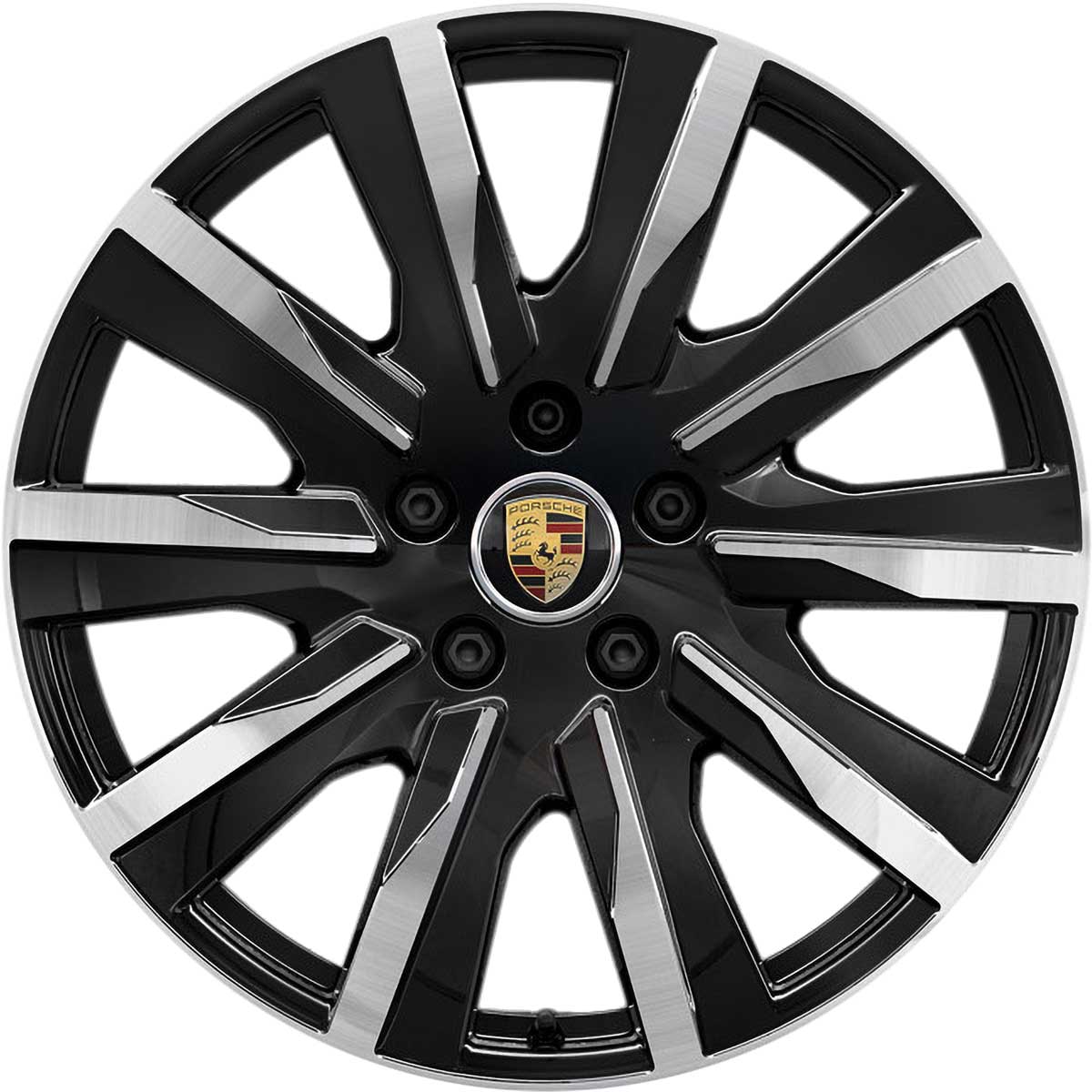 Porsche Taycan Tequipment Design Gloss Black Alloy Wheel Product Image #1