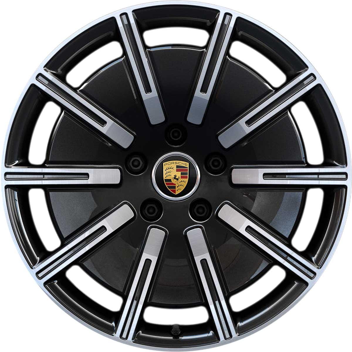 Porsche Taycan Sport Aero Gloss Black Alloy Wheel Product Image #1