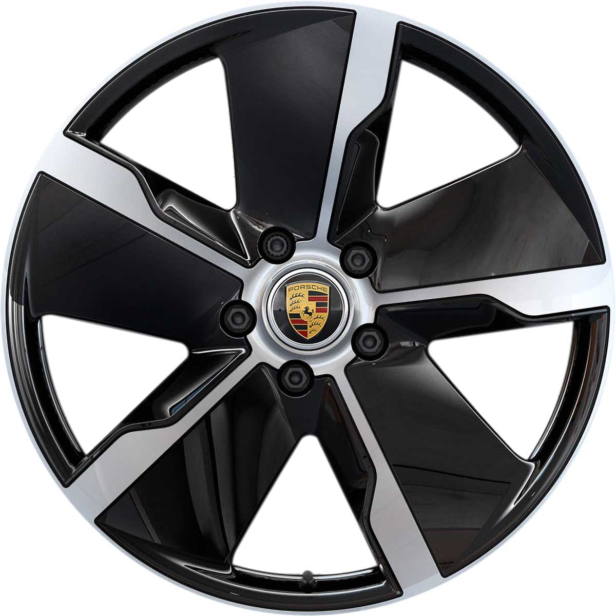 Porsche Taycan Exclusive Design Gloss Black LEFT Alloy Wheel Product Image #1