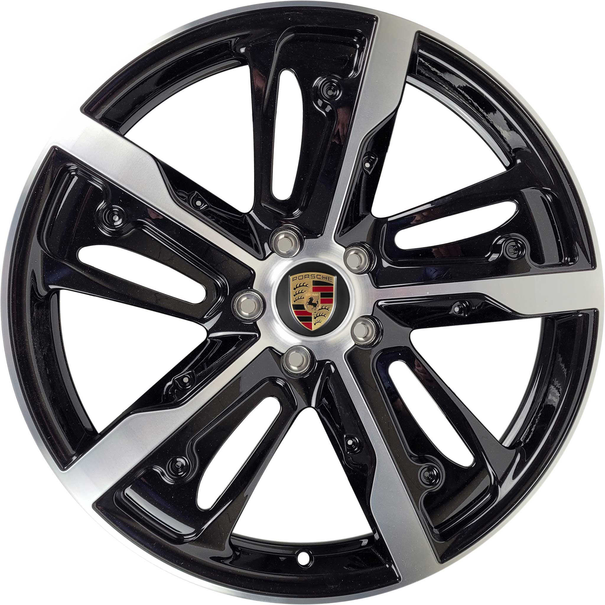 Porsche Taycan Exclusive Design Carbon Aeroblades LEFT Alloy Wheel Product Image #1
