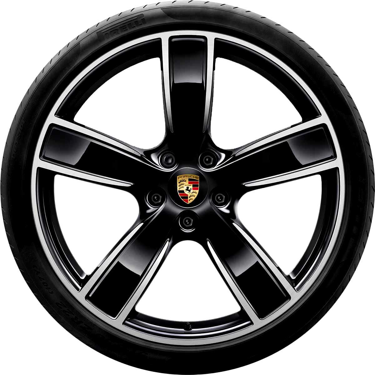 Porsche Sport Classic II [v3] Jet Black with Bright Turned Alloy Wheel Product Image #2