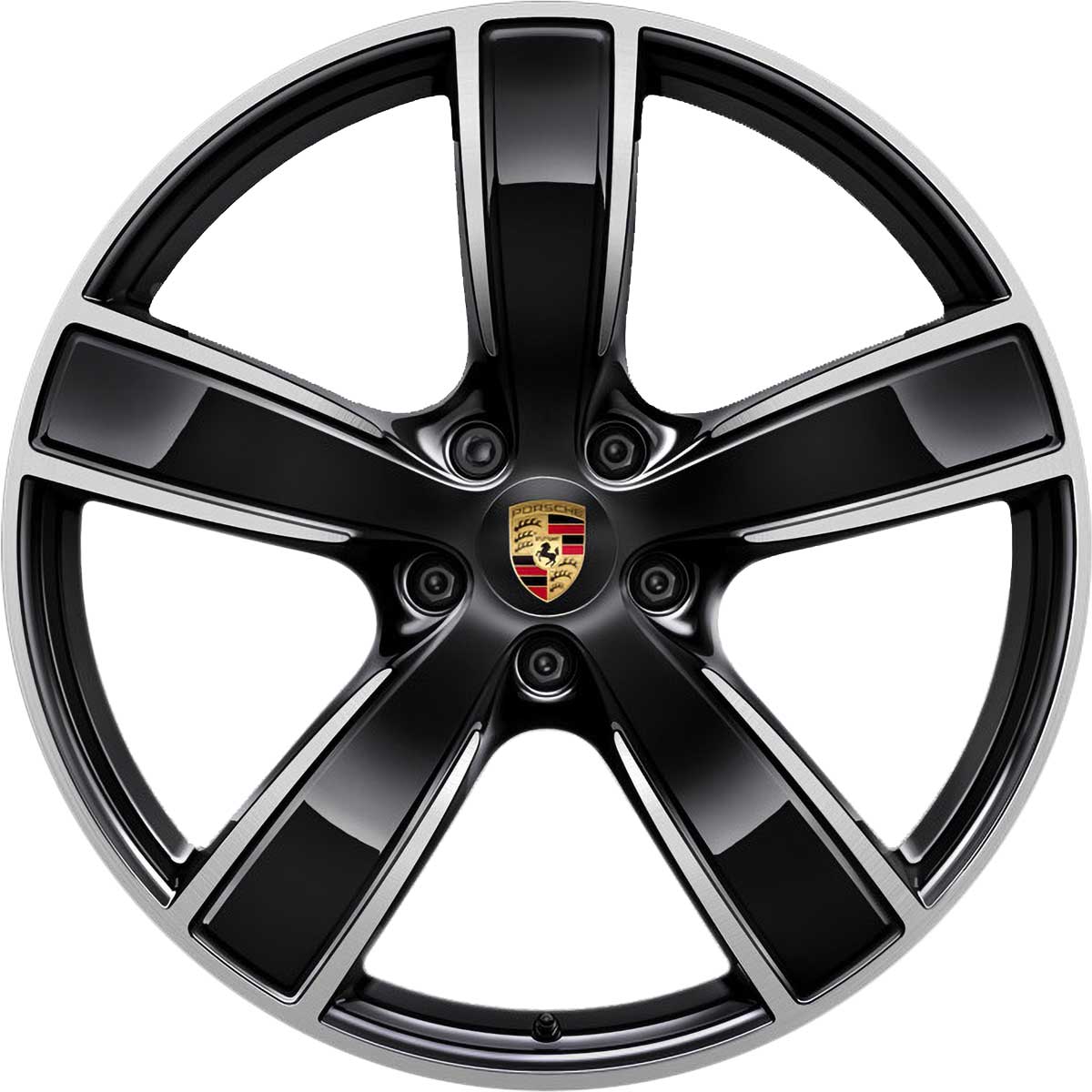 Porsche Sport Classic II [v3] Gloss Black with Bright Turned Alloy Wheel Product Image #1