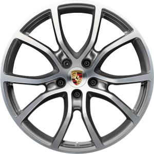 Porsche Cayenne Exclusive Design platinum silver Alloy Wheel - Sizes 21in