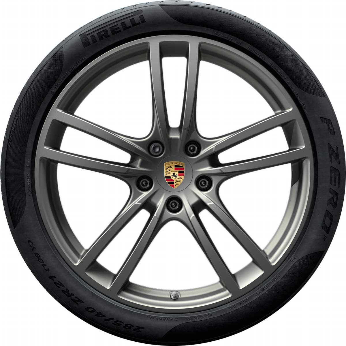 Porsche Cayenne Turbo Design Platinum Satin Matt Alloy Wheel Product Image #2