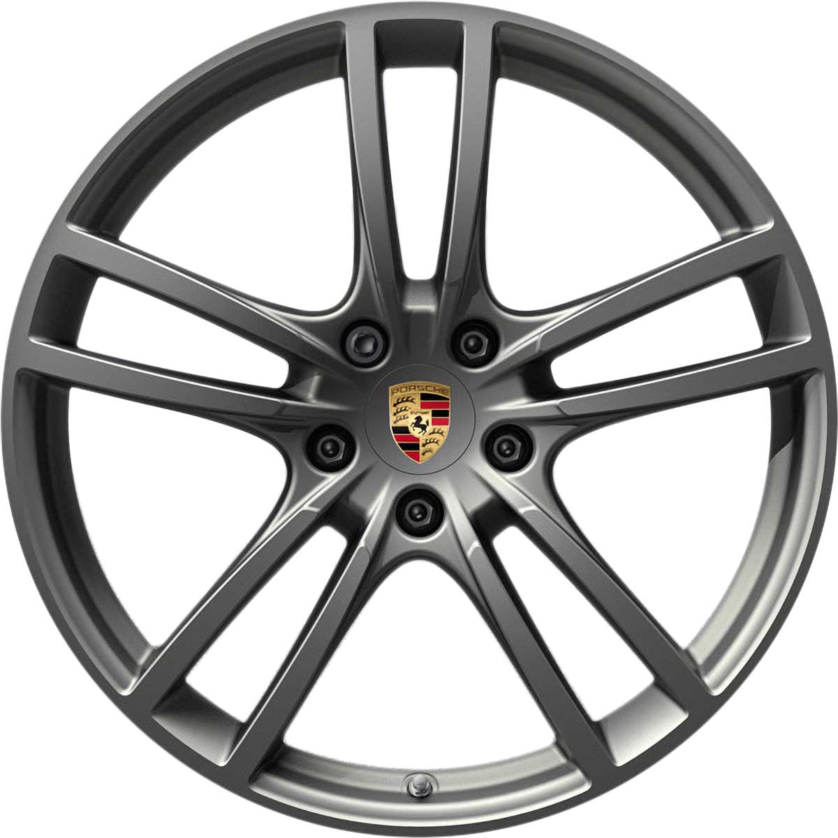 Porsche Cayenne Turbo Design Platinum Satin Matt Alloy Wheel Product Image #1