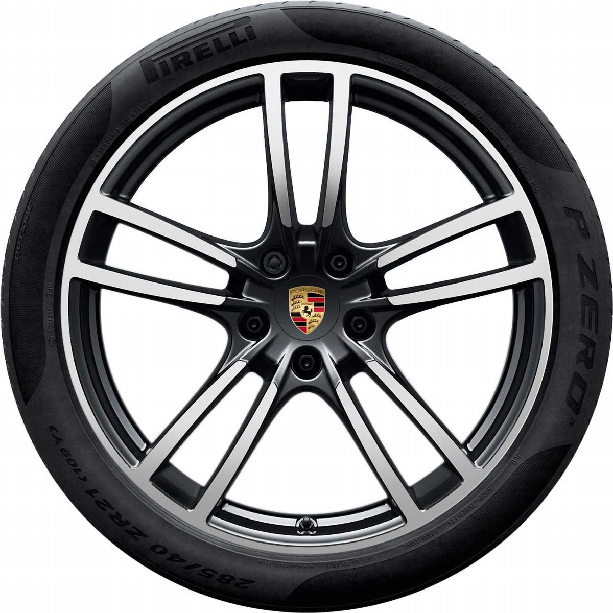 Porsche Cayenne Turbo Design Titanium Dark Alloy Wheel Product Image #2