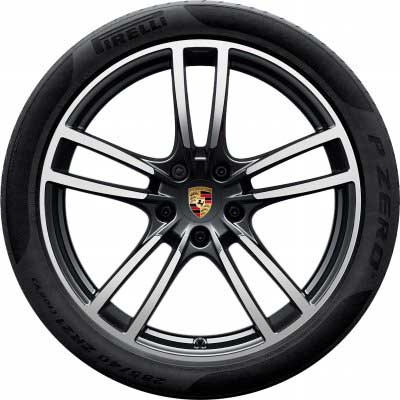 Porsche Cayenne Turbo Design Titanium Dark Alloy Wheel Product Image #2