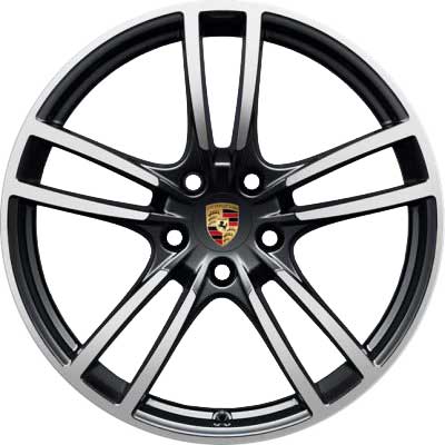 Porsche Cayenne Turbo Design Titanium Dark Alloy Wheel Product Image #1