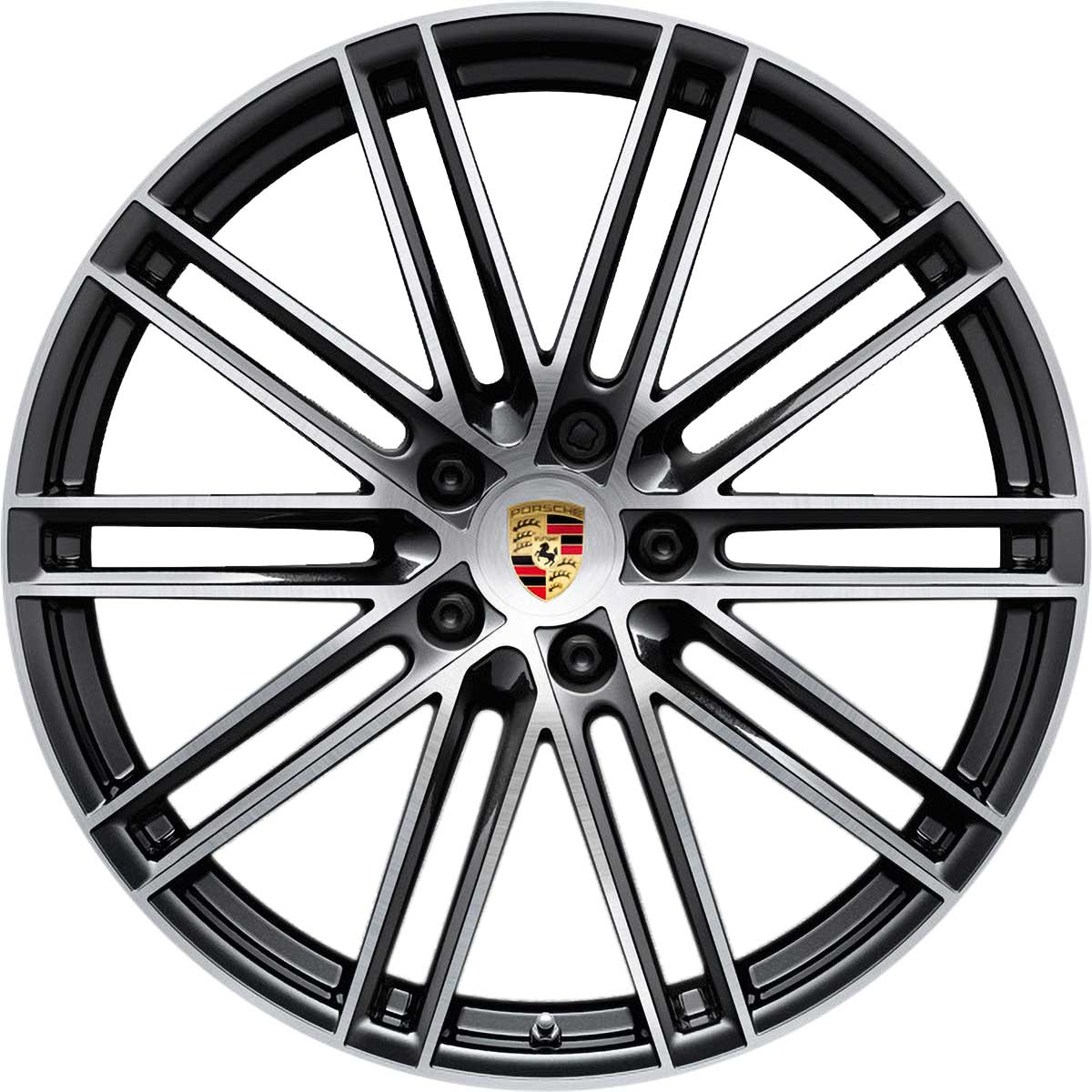 Porsche 911 Turbo IV Titanium Dark Alloy Wheel Product Image #1