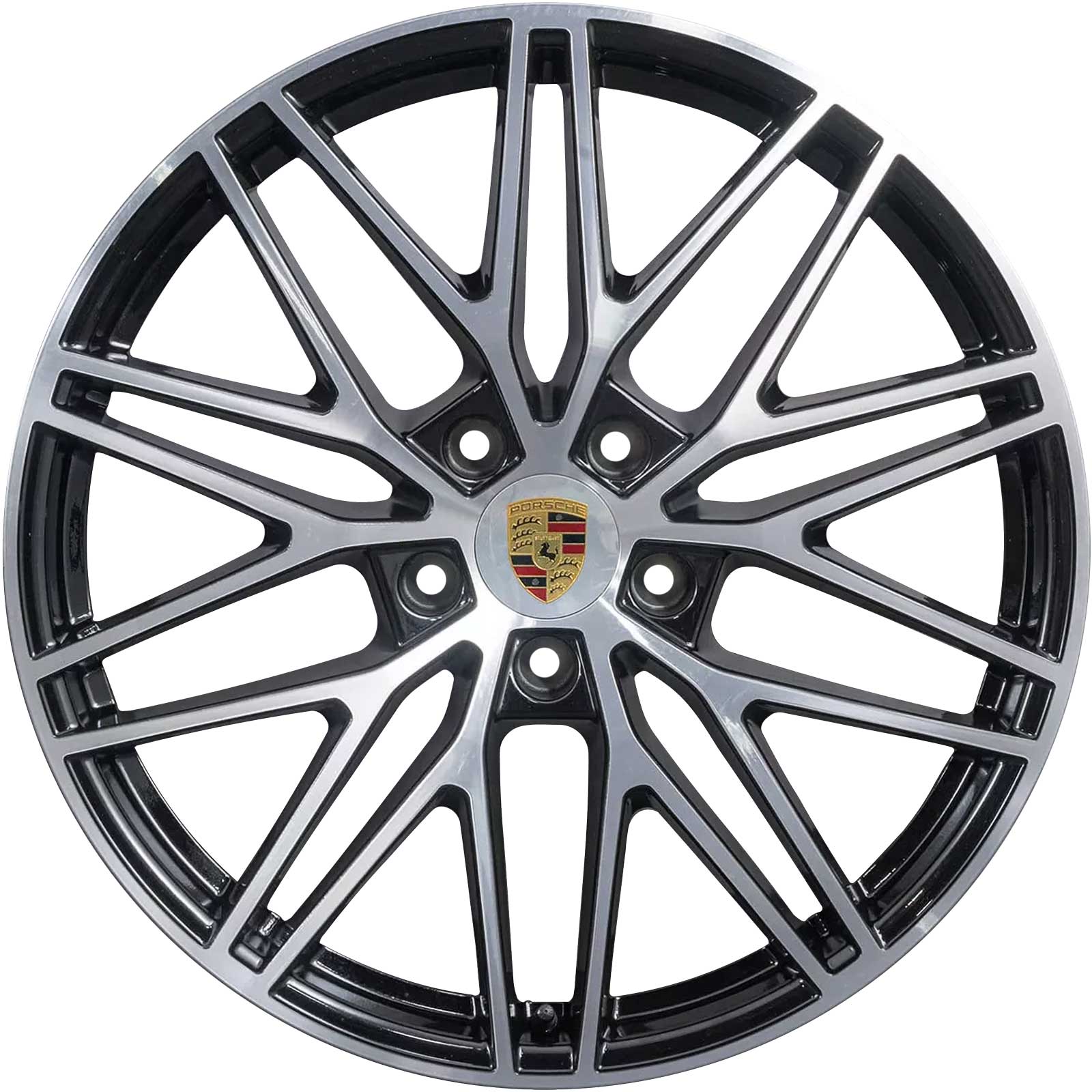 Porsche RS Spyder Design [E3-II] Gloss Black with Bright Turned Alloy Wheel Product Image #1