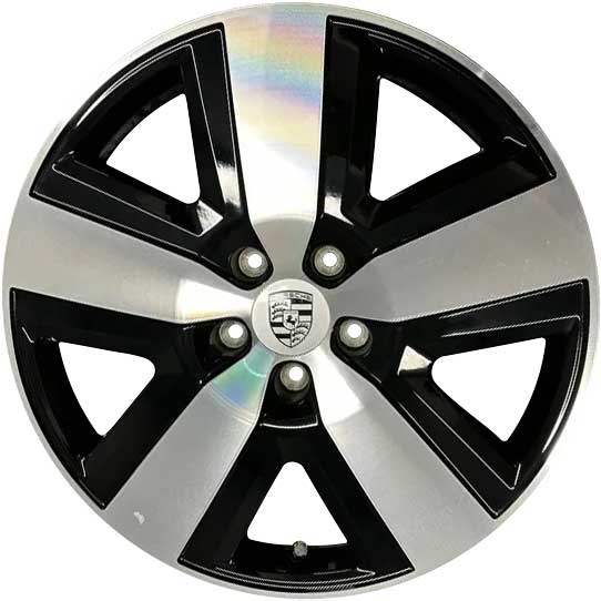Porsche Cayenne Aero Design [20] Gloss Black with Bright Turned Alloy Wheel Product Image #1