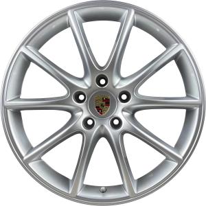 Porsche Cayenne Design III Brilliant Silver Alloy Wheel for Porsche Cayenne E3 9YB - Sizes 20in