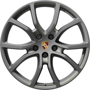 Porsche Cayenne Exclusive Design Platinum Satin Matt Alloy Wheel for Porsche Cayenne E3 9YB - Sizes 21in