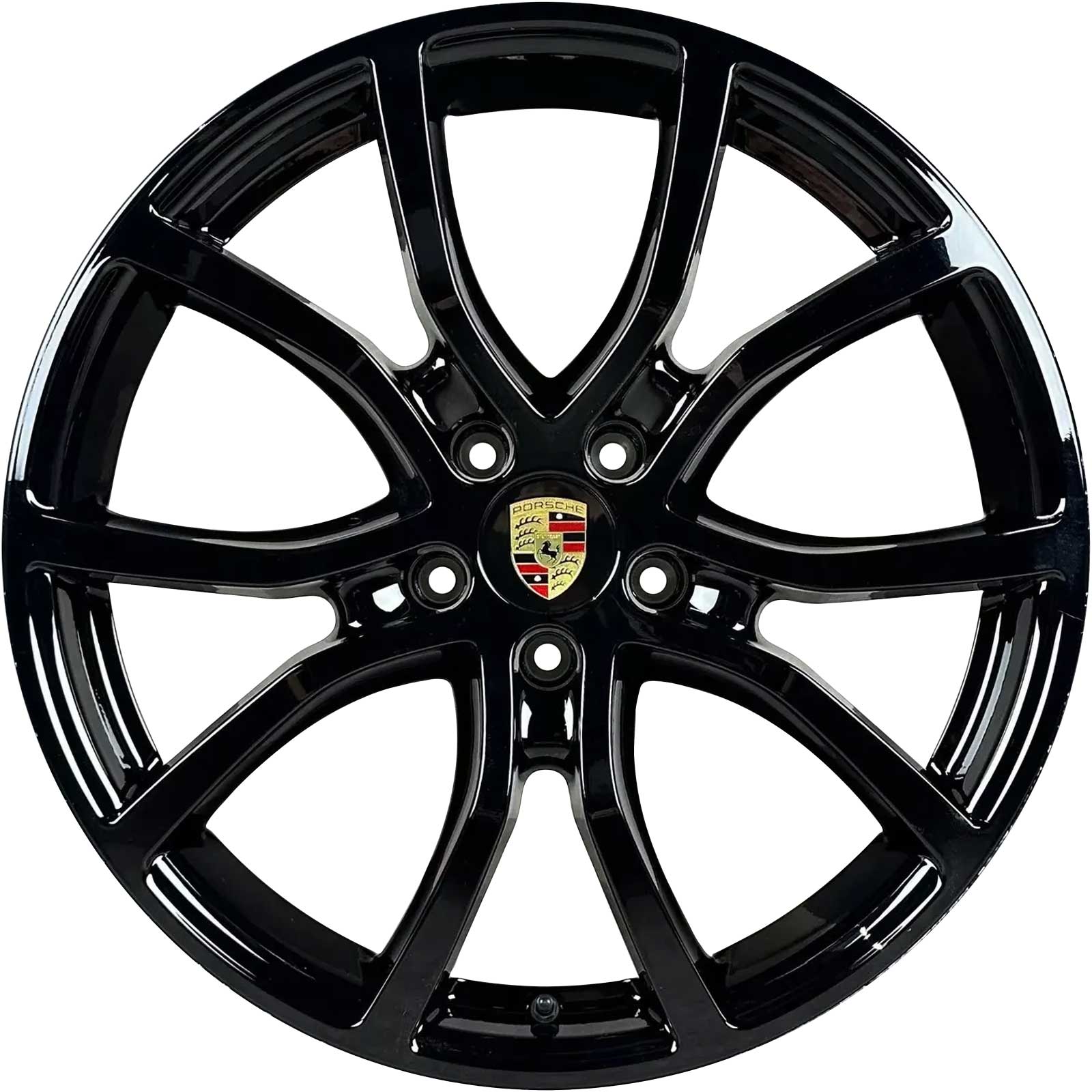 Porsche Cayenne Exclusive Design Metallic Mythical Black Alloy Wheel Product Image #1