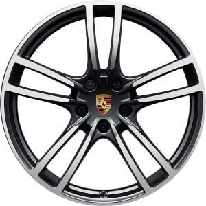 Porsche Cayenne Turbo V Titanium Dark with Bright Turned Alloy Wheel for Porsche Cayenne E3 9YB - Sizes 21in