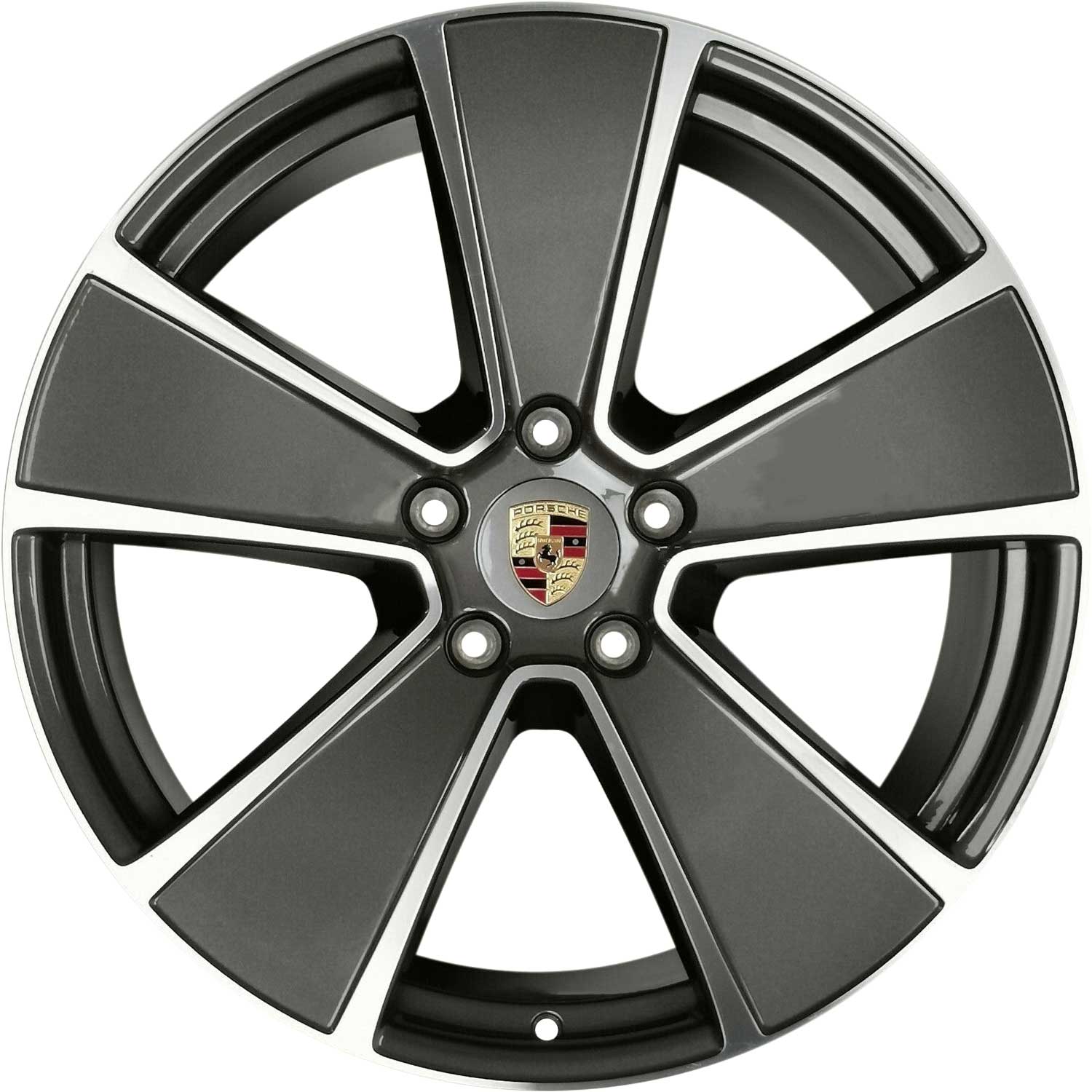 Porsche P-HEV Titanium Dark Alloy Wheel Product Image #1