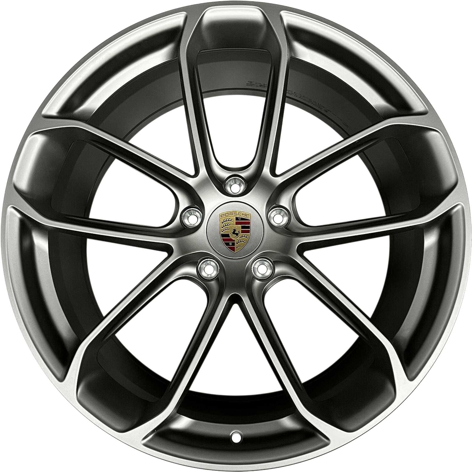 Porsche GT Design Platinum Satin Matt Alloy Wheel Product Image #1