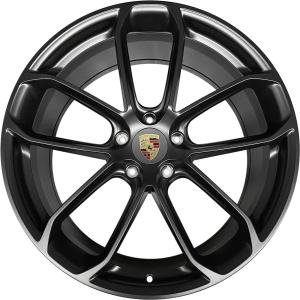 Porsche GT Design Satin Black Alloy Wheel for Porsche Cayenne E3 9YB - Sizes 22in